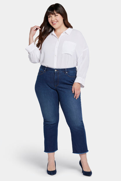 Barbara Bootcut Ankle Jeans In Plus Size - Gold Coast