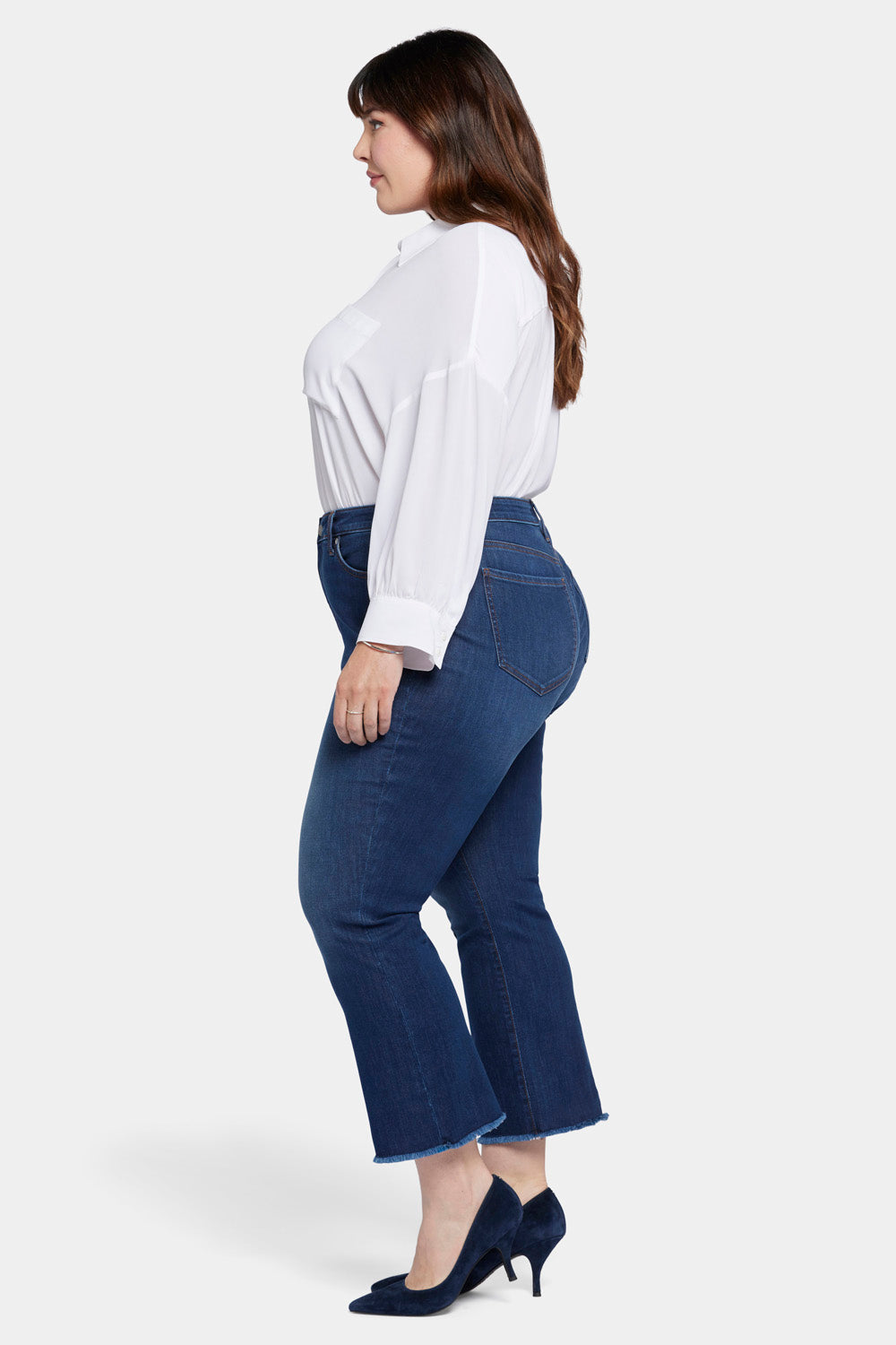 Barbara Bootcut Ankle Jeans In Plus Size - Gold Coast