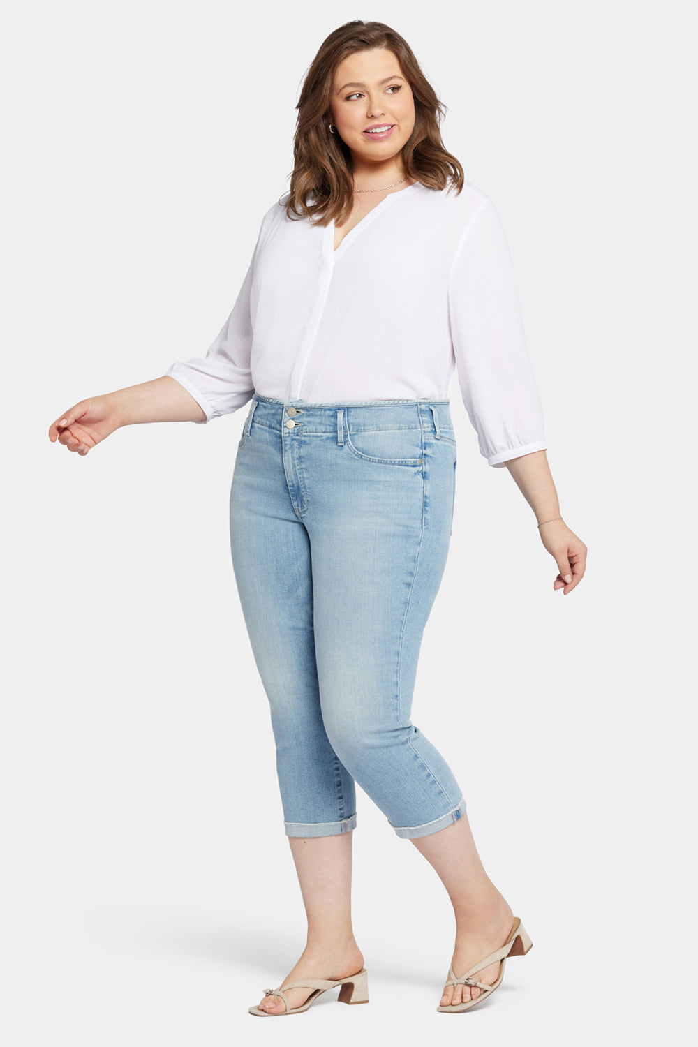 Chloe Capri Jeans In Plus Size - Promise