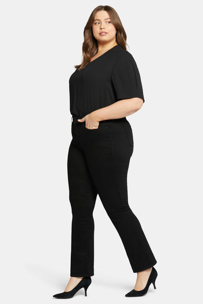 Barbara Bootcut Jeans In Plus Size - Black