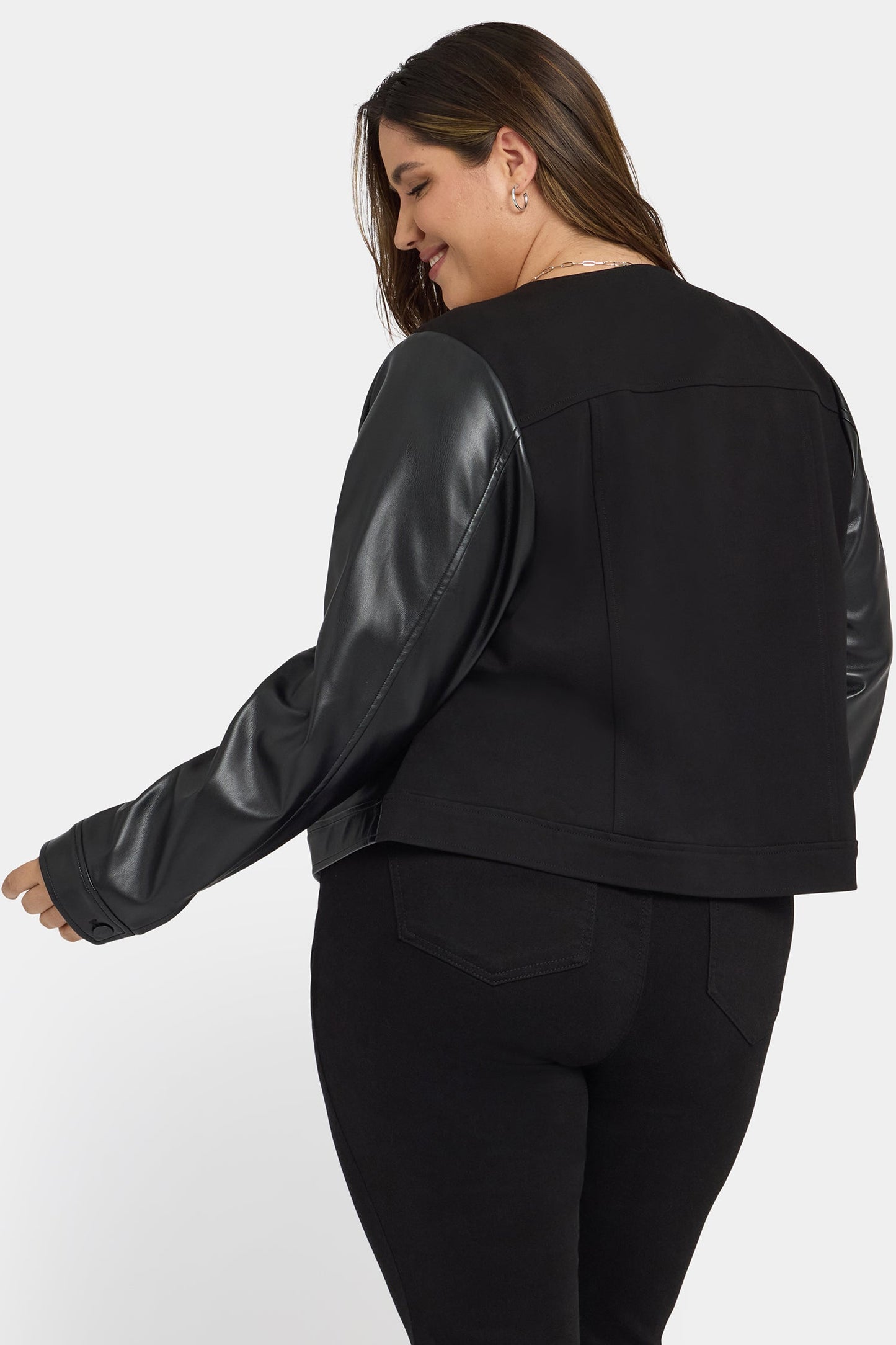 Vanessa Jacket In Plus Size - Black