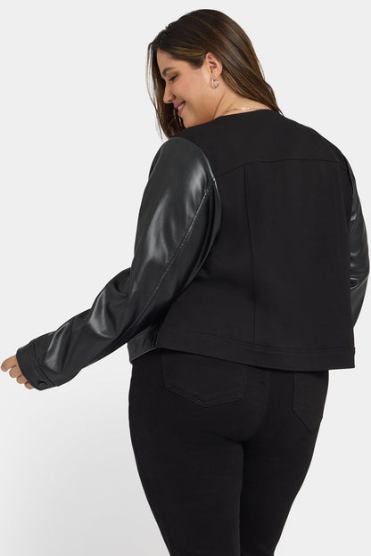 Vanessa Jacket In Plus Size - Black
