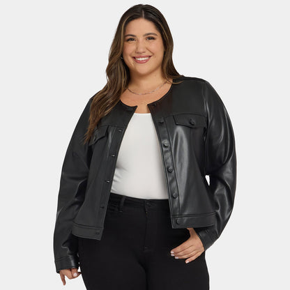 Vanessa Jacket In Plus Size - Black