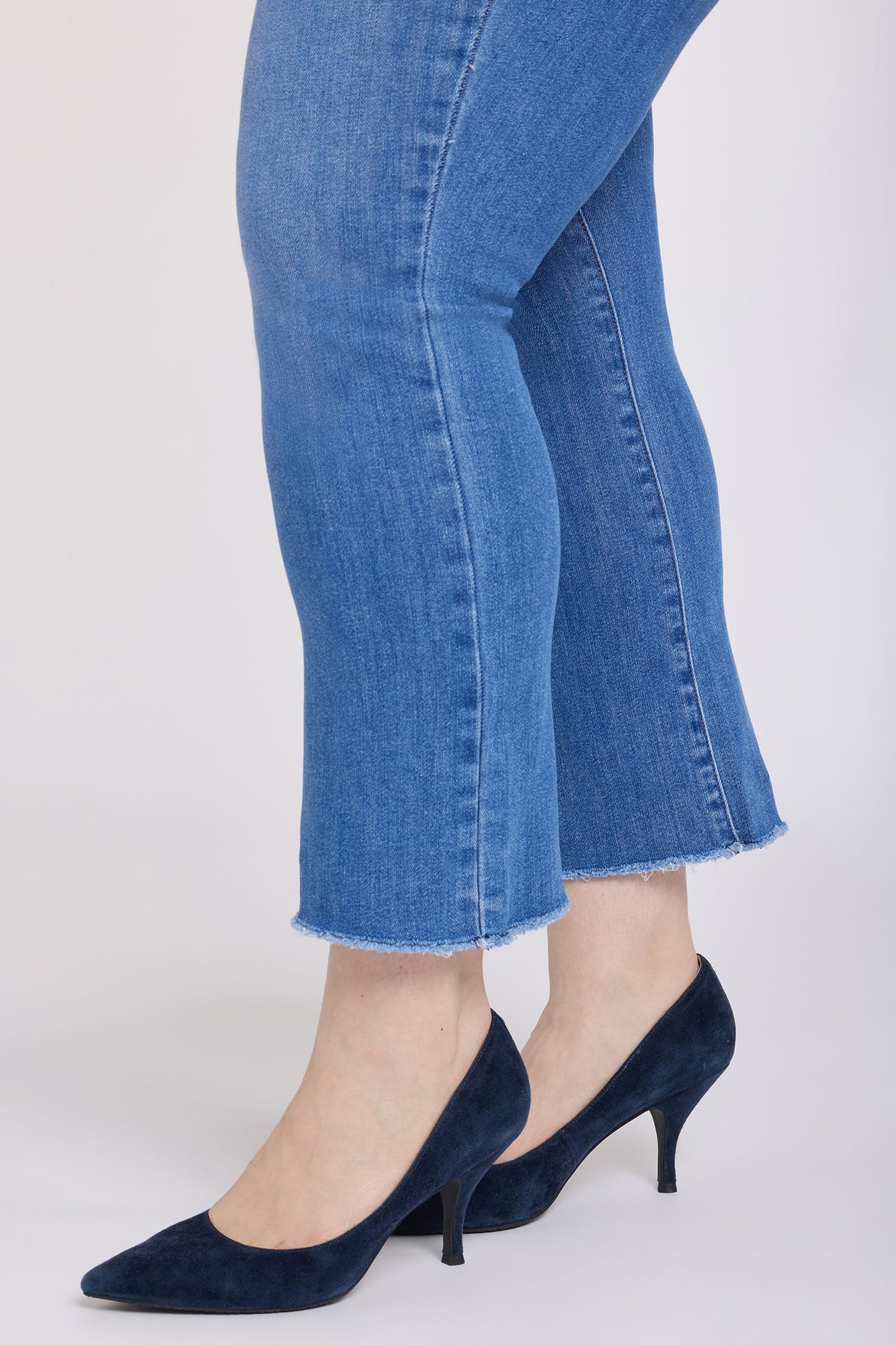 Billie Mini Bootcut Ankle Jeans In Plus Size - Blue Paradise