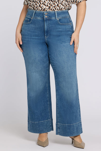Teresa Wide Leg Jeans In Plus Size - Breezy Palms