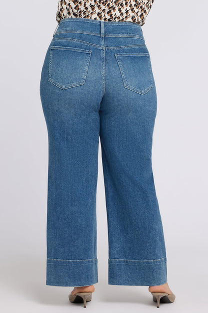 Teresa Wide Leg Jeans In Plus Size - Breezy Palms