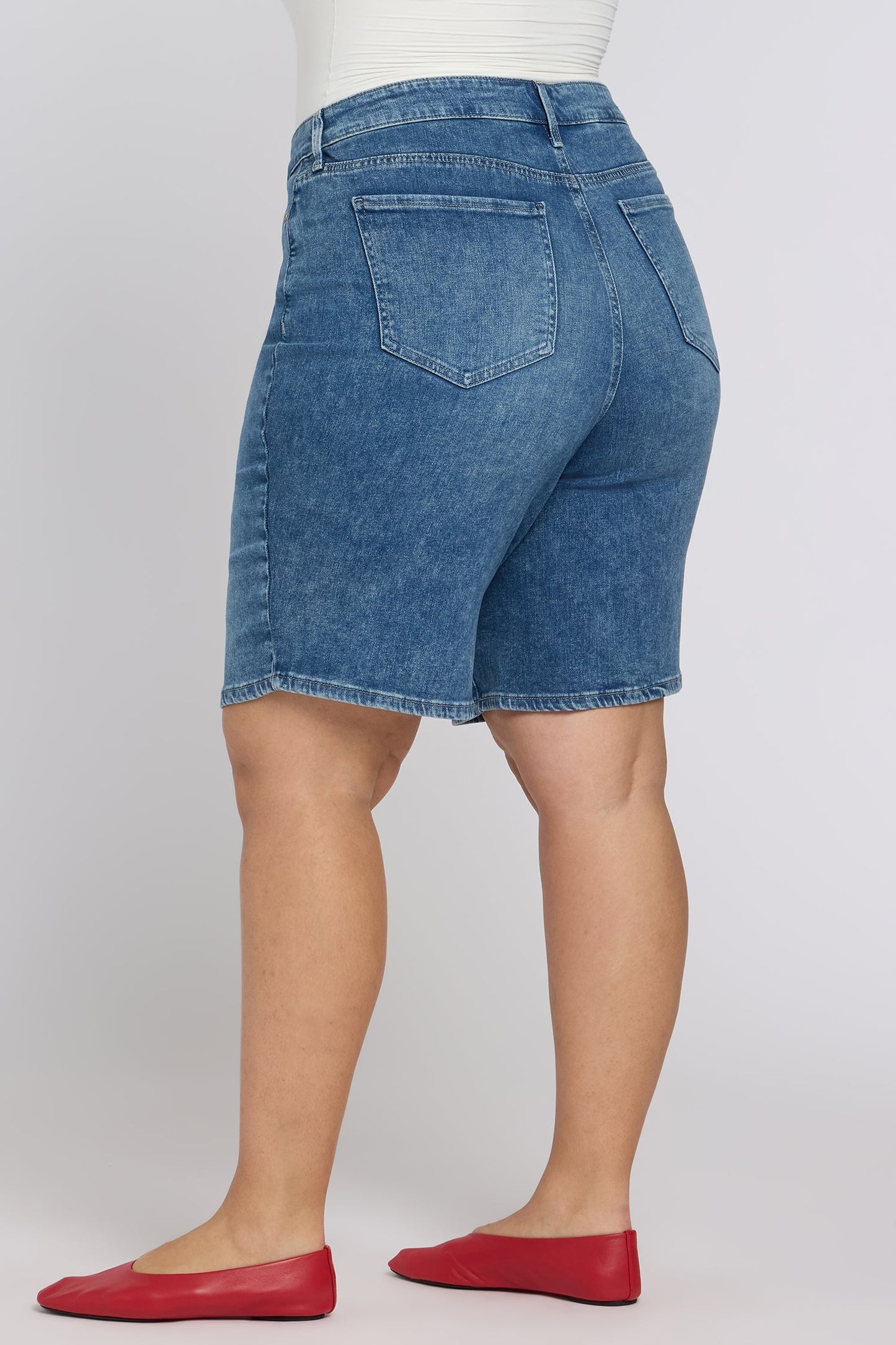 Lilly Denim Shorts In Plus Size - Breezy Palms