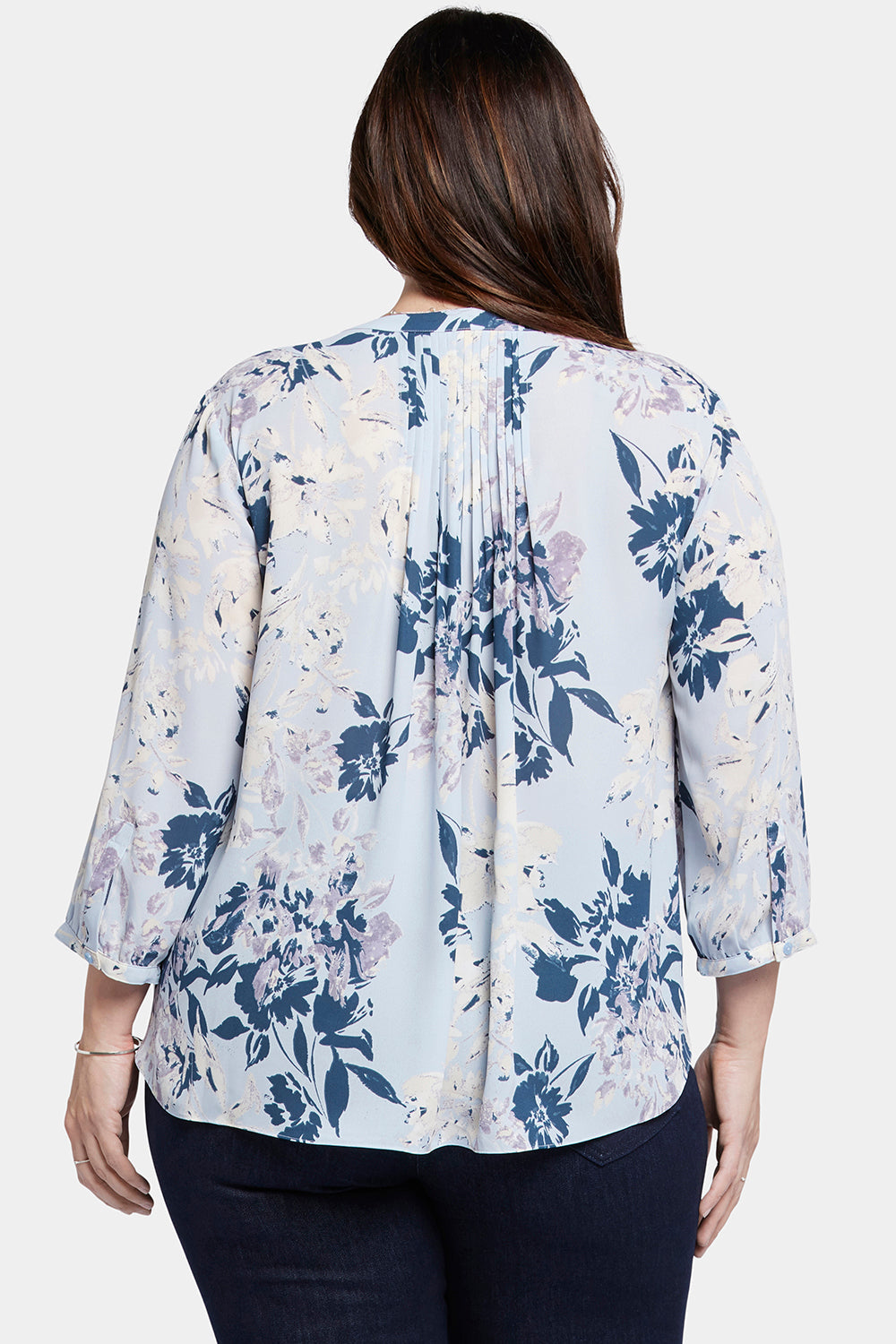 Pintuck Blouse In Plus Size - Valley Faire