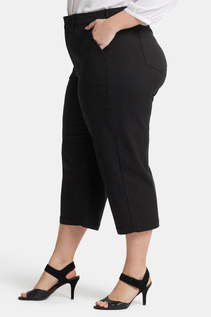 Utility Pants In Plus Size - Black