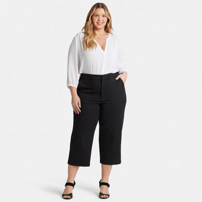 Utility Pants In Plus Size - Black