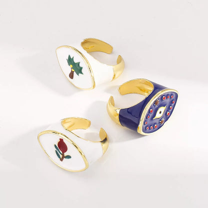 18K Gold-Plated Open Ring