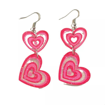 Heart Dangle Earrings
