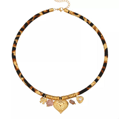 Leopard 18K Gold-Plated Necklace