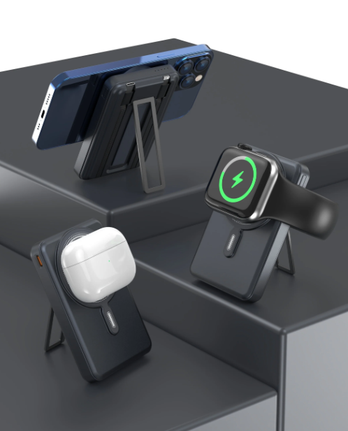 5-in-1 Power Bank Wireless Charger