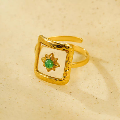 18K Gold-Plated Adjustable Open Ring