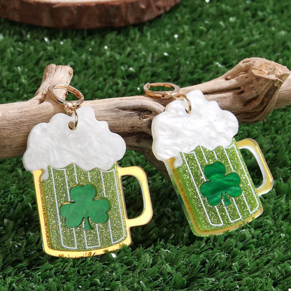 Lucky Clover Dangle Earrings