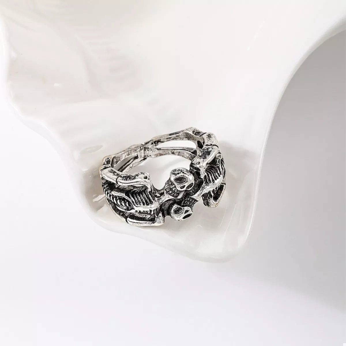 Halloween Skull Alloy Ring