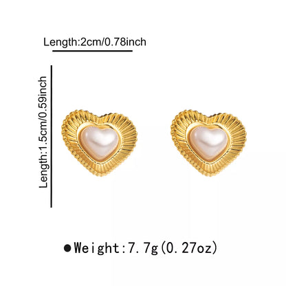 18K Gold-Plated Stud Earrings