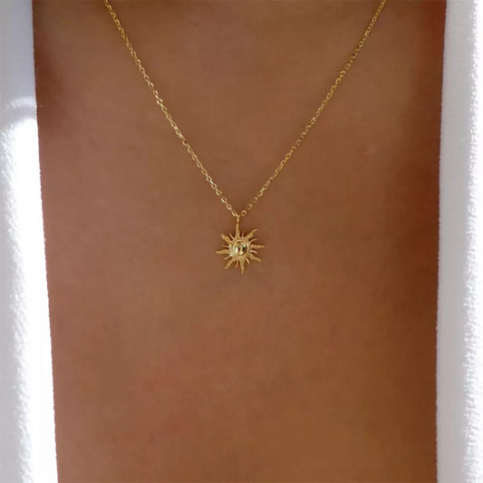 Sunburst Pendant Necklace