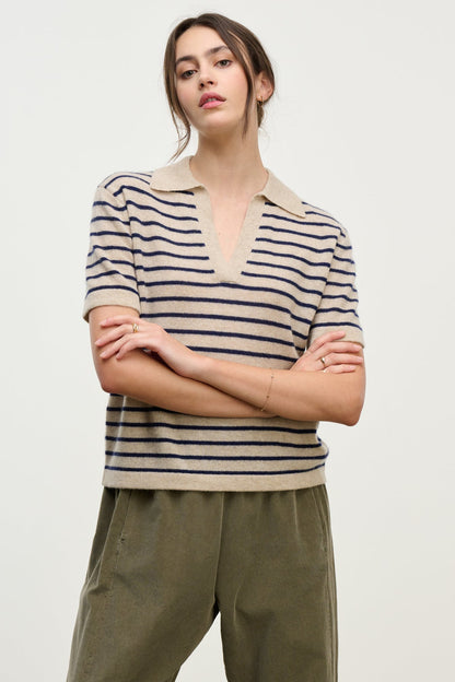 YAEL CASHMERE SWEATER POLO