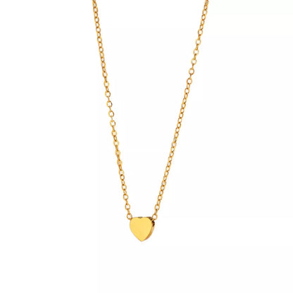 18K Gold-Plated Heart Pendant Necklace
