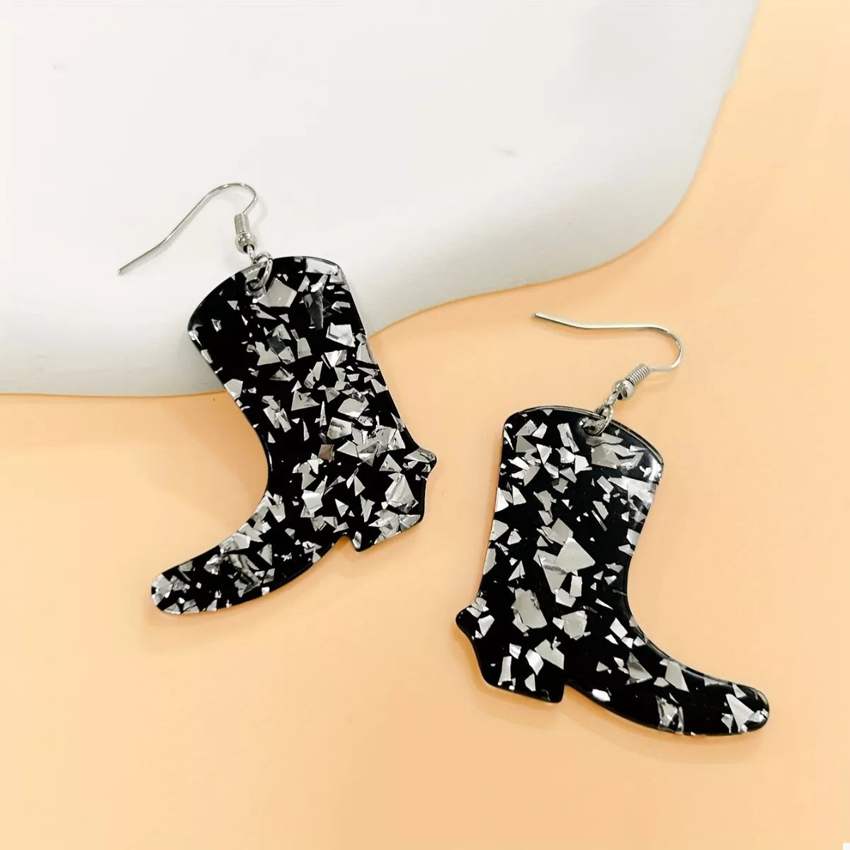 Cowboy Boot Dangle Earrings