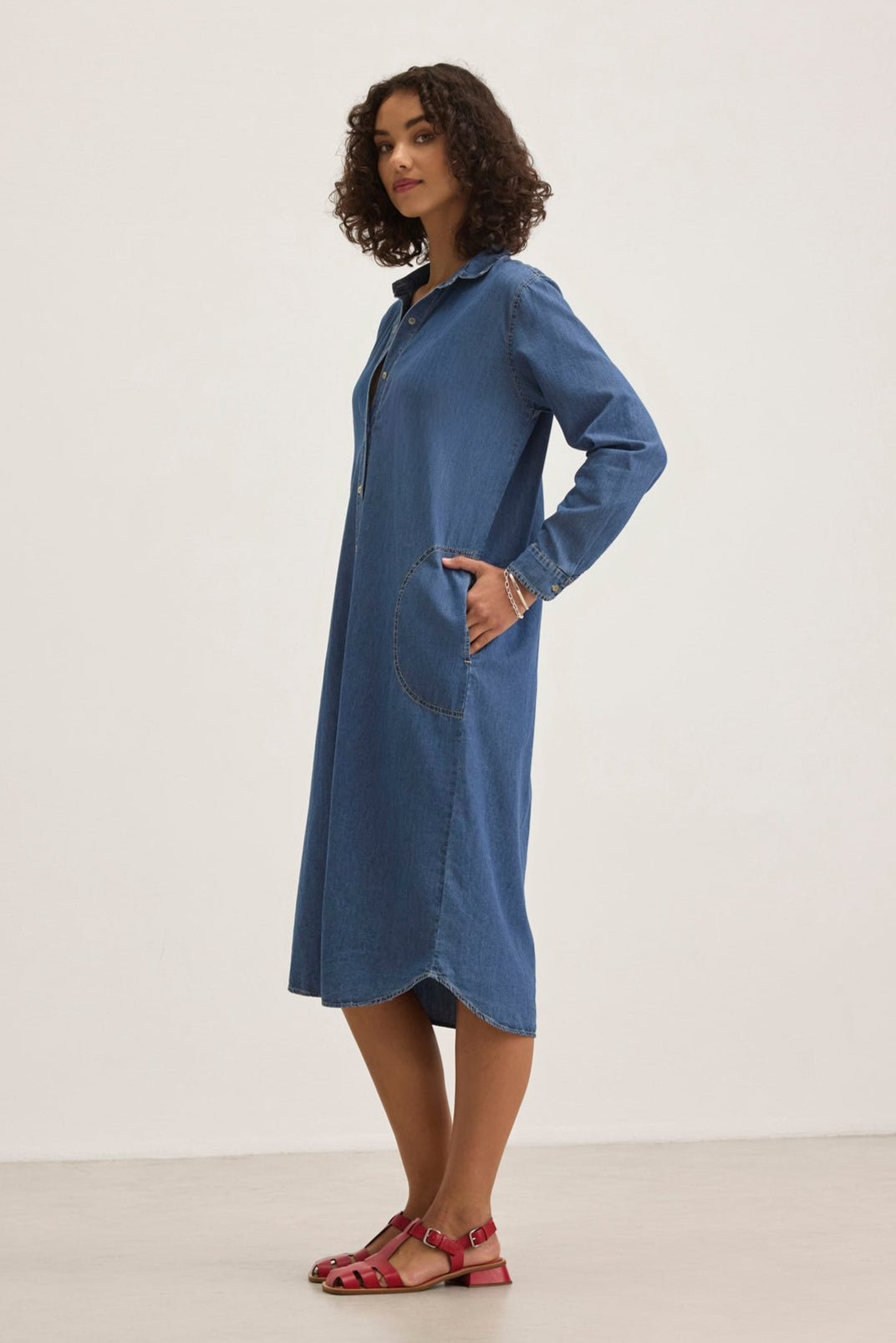 IZMIR CHAMBRAY DRESS