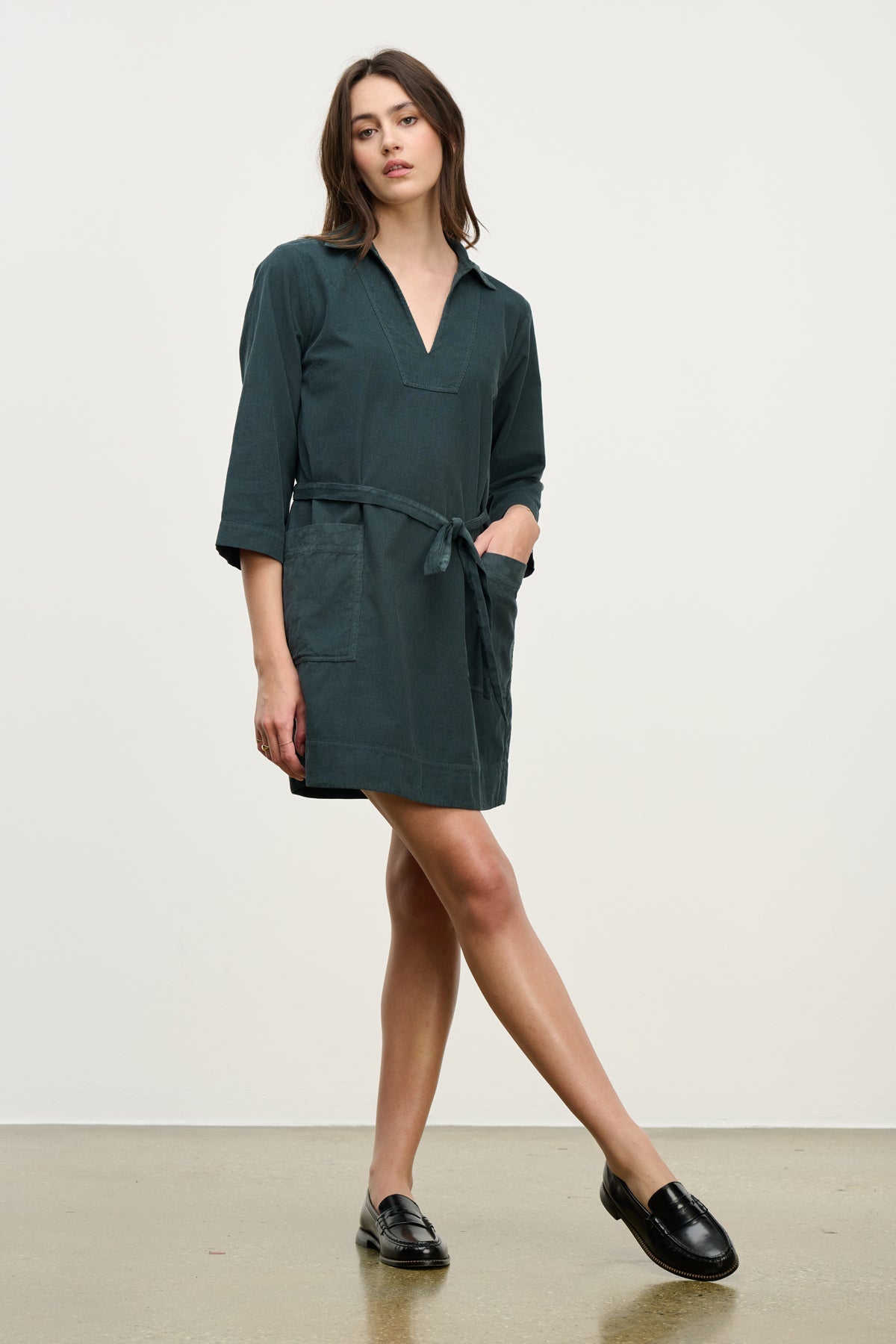 ELKE CORDUROY DRESS