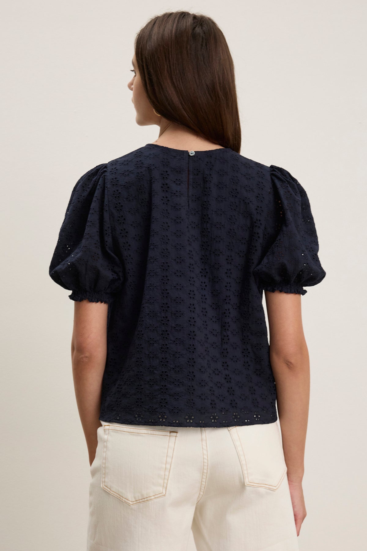 DALYN EYELET TOP