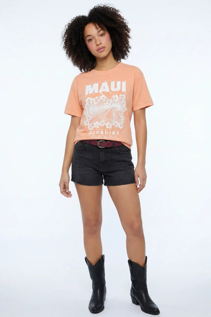Washed Graphic Boyfriend T-Shirt