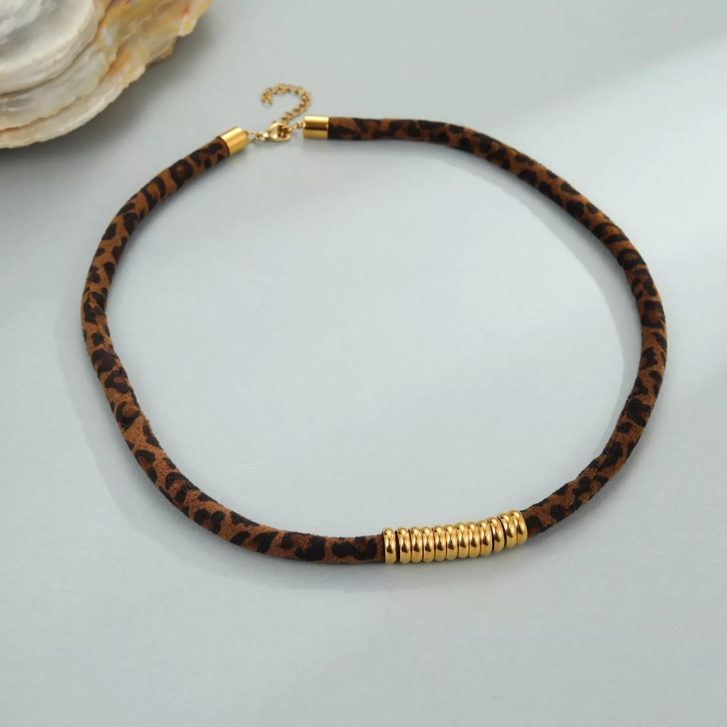 Leopard 18K Gold-Plated Necklace