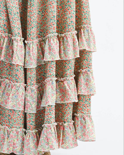 Boho Country Floral Skirt