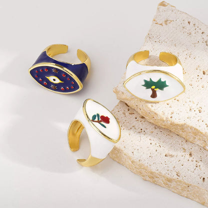 18K Gold-Plated Open Ring