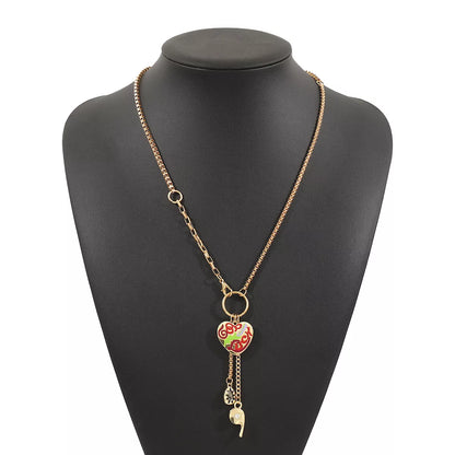 18K Gold-Plated Halloween Charm Necklace