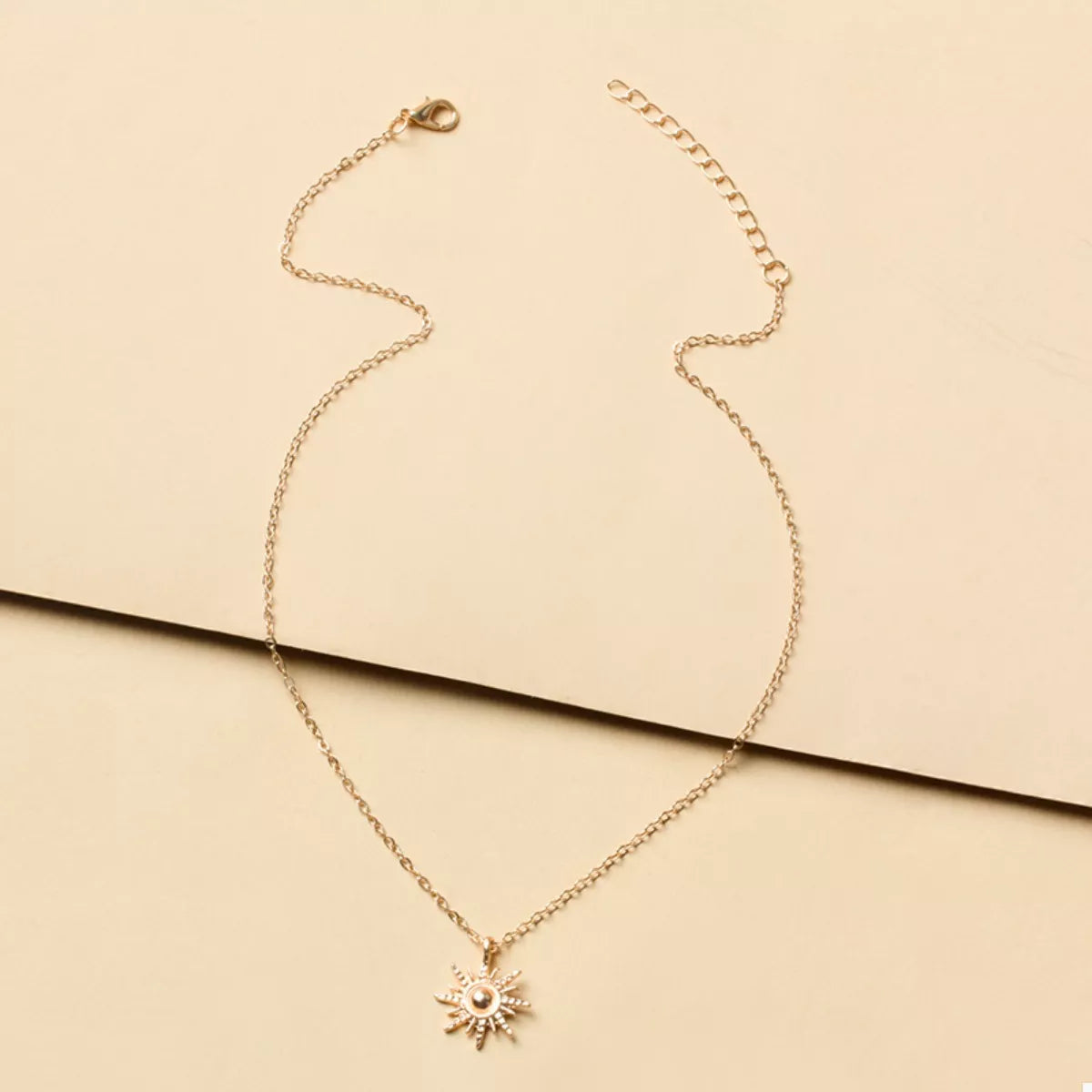 Sunburst Pendant Necklace