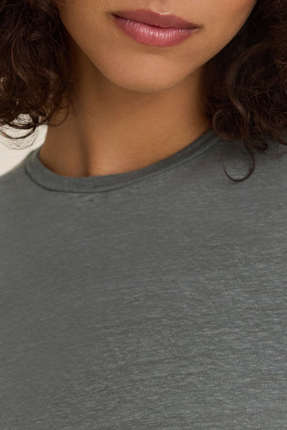 JASMINE LINEN KNIT TEE