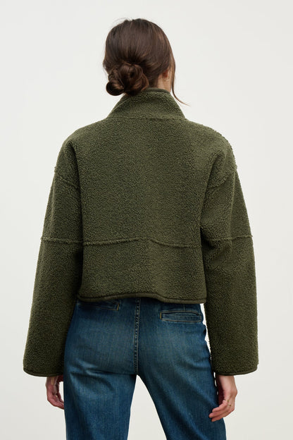 KELLY LUXE SHERPA REVERSIBLE JACKET
