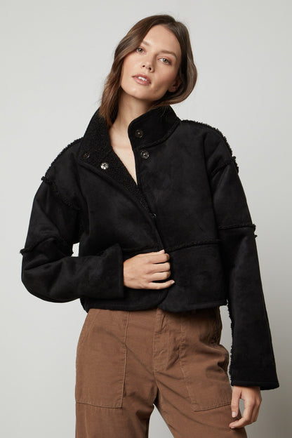 KELLY LUXE SHERPA REVERSIBLE JACKET