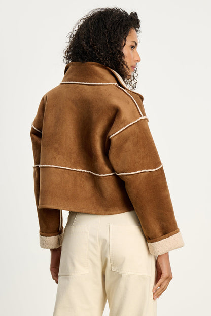 KELLY LUXE SHERPA REVERSIBLE JACKET