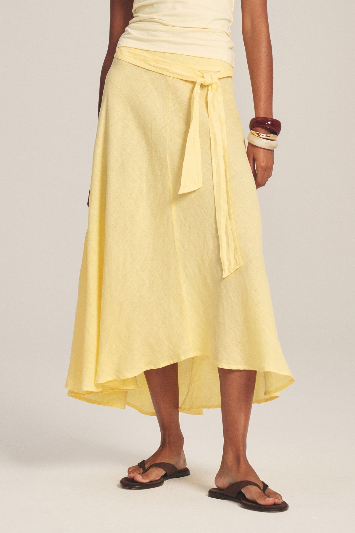 MALINA LINEN SKIRT