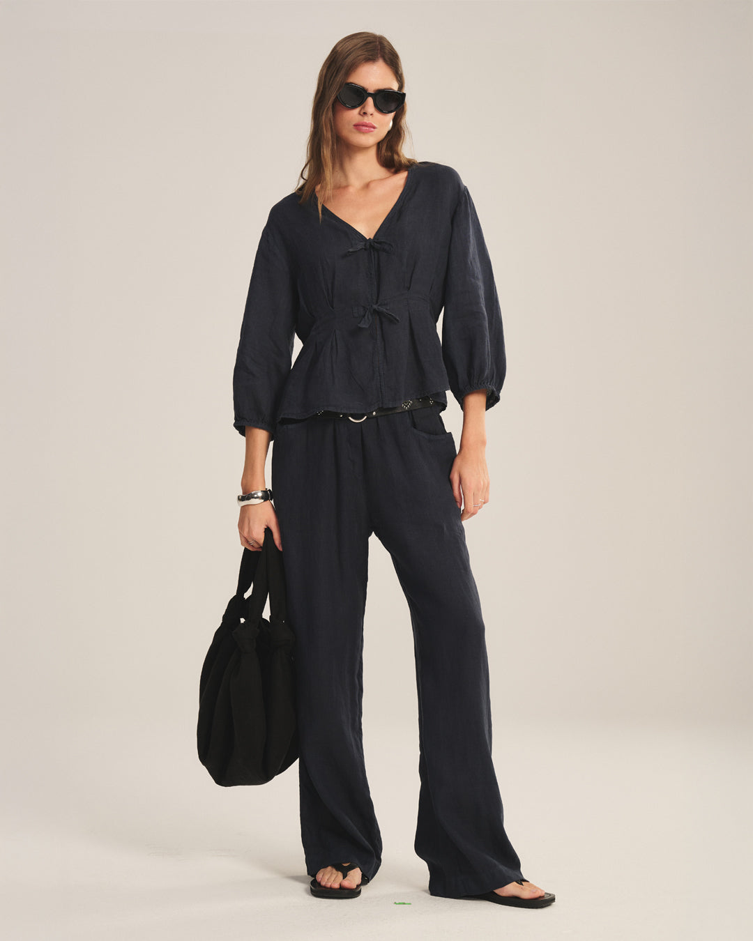 MARTHA LINEN TOP