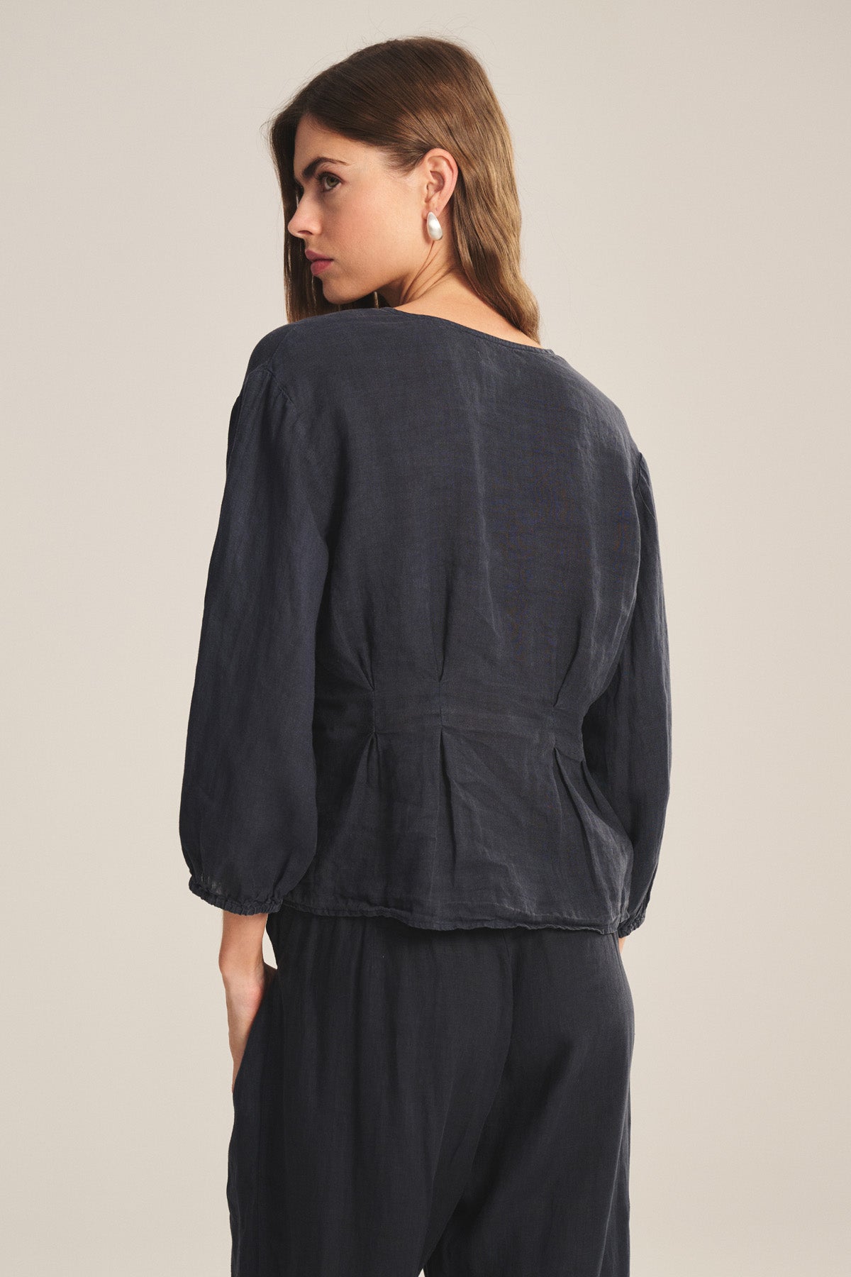 MARTHA LINEN TOP