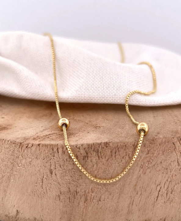 24" Box Chain Threader Necklace