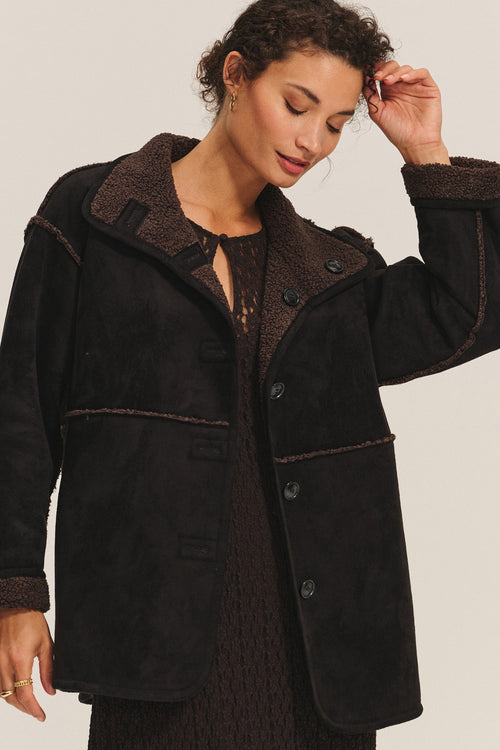 SHONA SHERPA REVERSIBLE JACKET