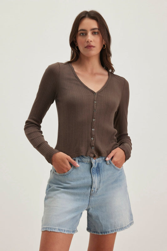 DREW POINTELLE CARDIGAN