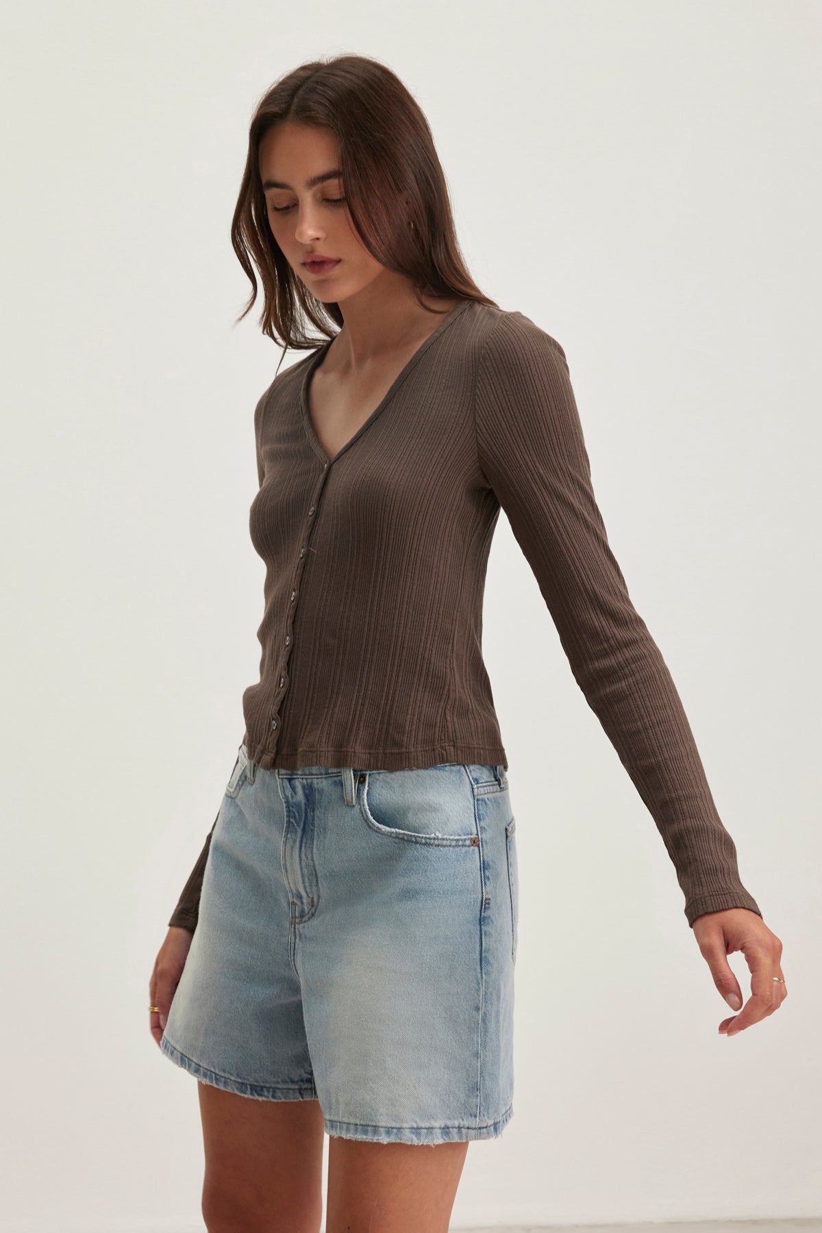DREW POINTELLE CARDIGAN