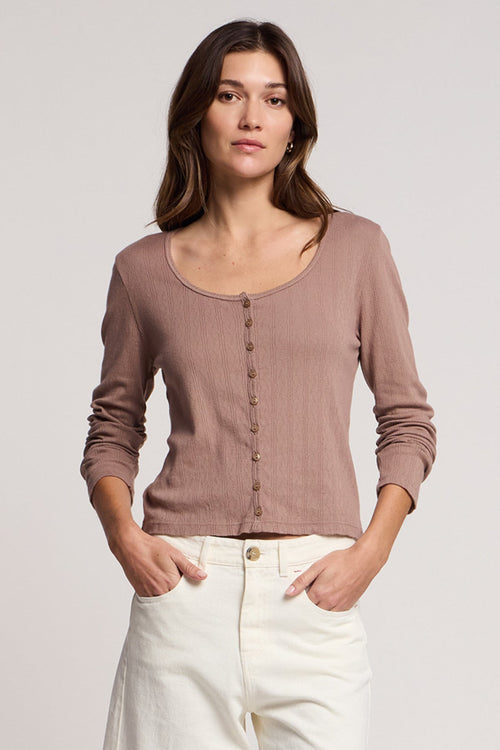 ZELDA POINTELLE CARDIGAN