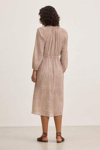 LIMA PRINTED CRINKLE COTTON GAUZE DRESS