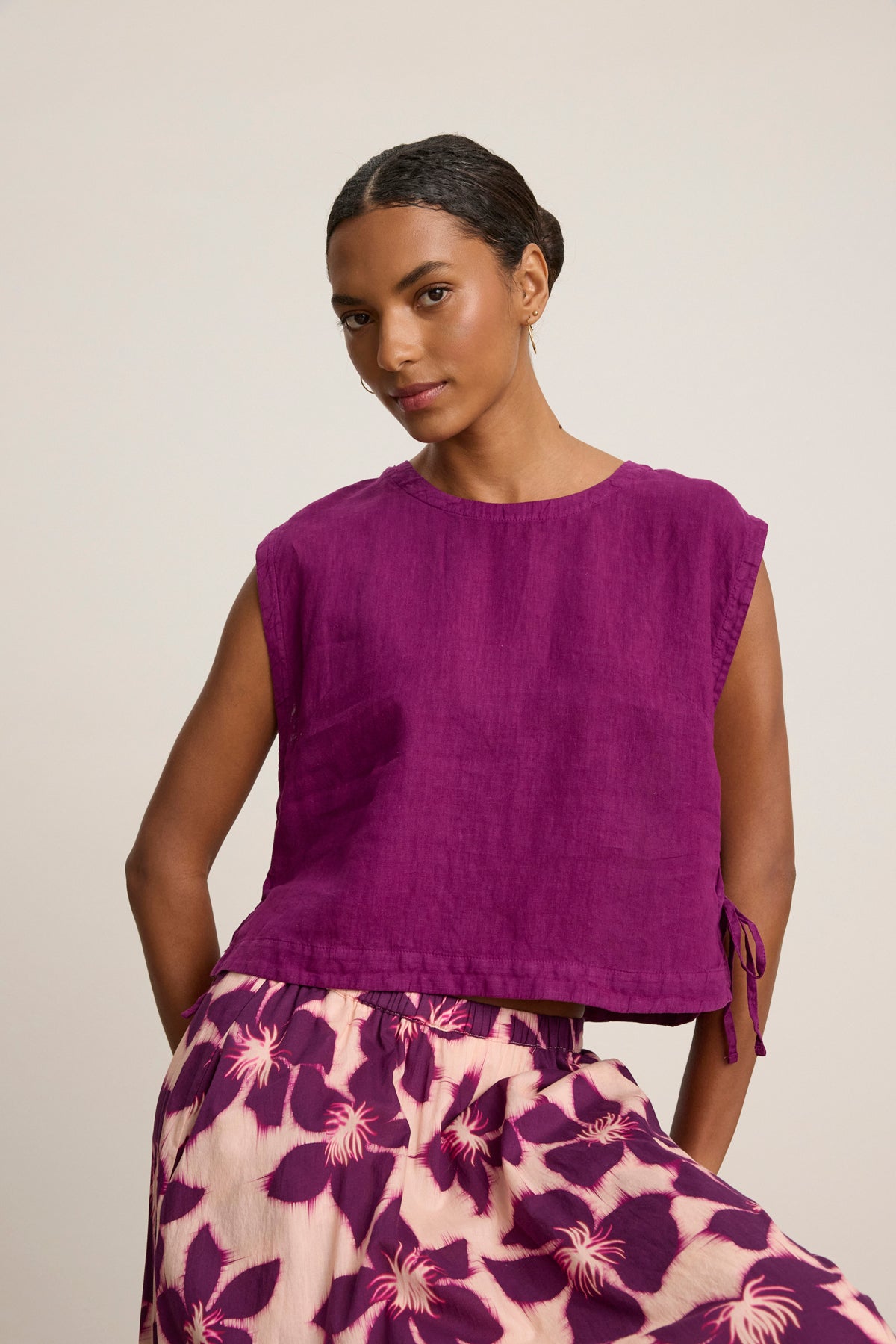 TAVIA LINEN TOP
