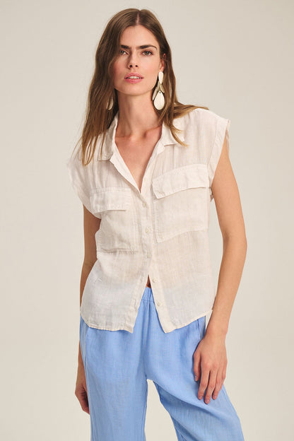 TASHA LINEN TOP
